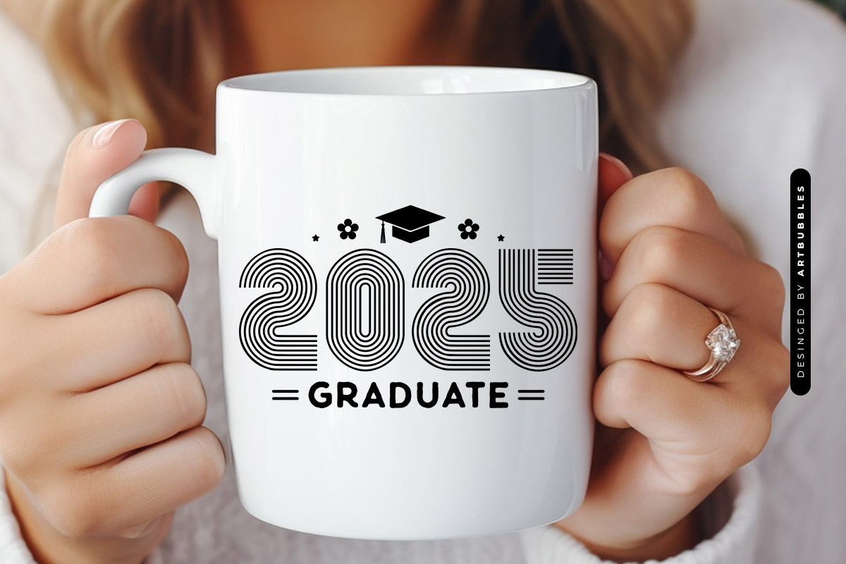 2025 Graduate - Funny Graduation SVG Mug Mockup Image.jpg