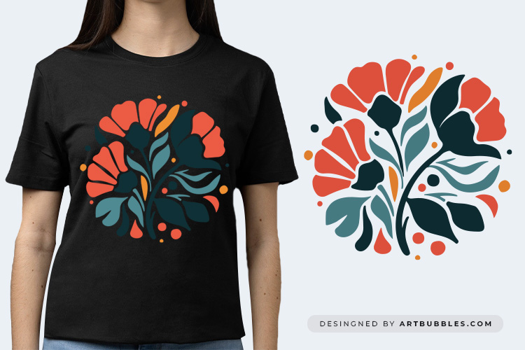 Abstract Retro Flower SVG Design image.jpg
