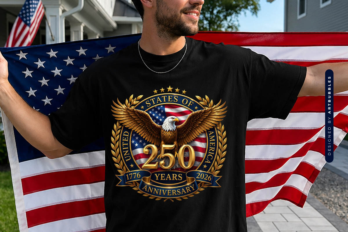 USA 250th Anniversary PNG Sublimation Shirt Mockup Image.jpg