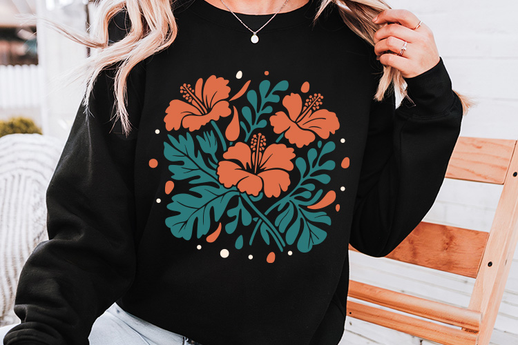 Abstract Hibiscus Flower SVG Cut File Sweatshirt Mockup Image.jpg