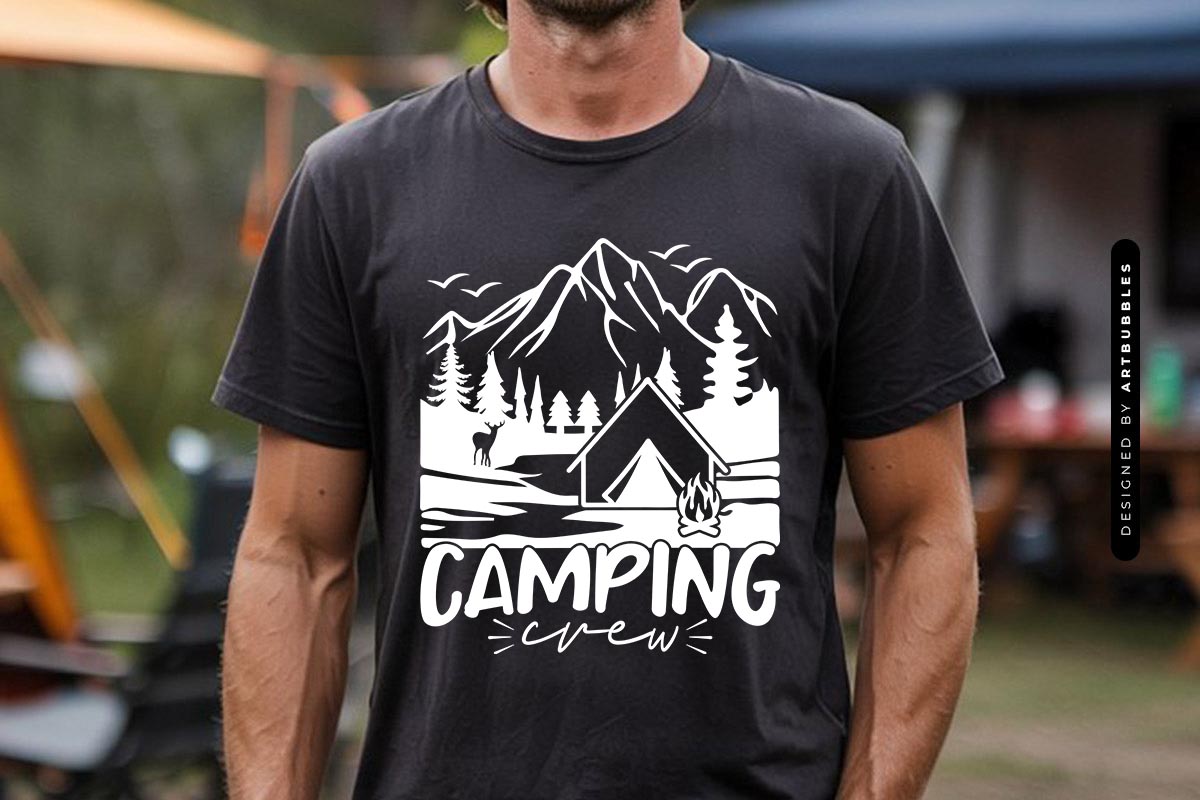 Camping Crew SVG for Cricut Maker Tshirt Mockup Image.jpg