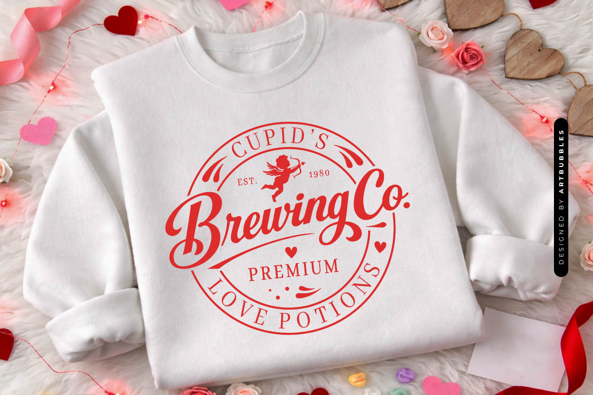 Cupid's Brewing Co - Valentines Day SVG Tshirt Mockup Image.jpg