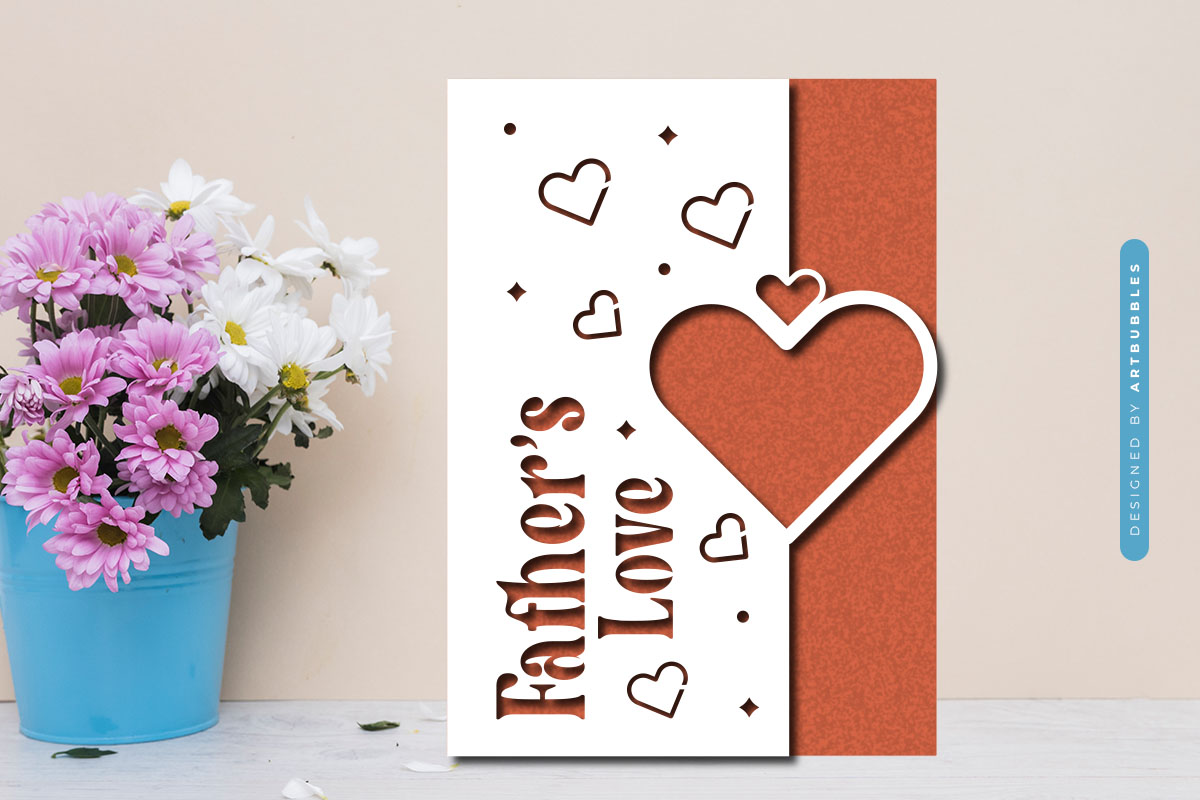 Fathers Day Paper Cut Card SVG Cut File Image.jpg