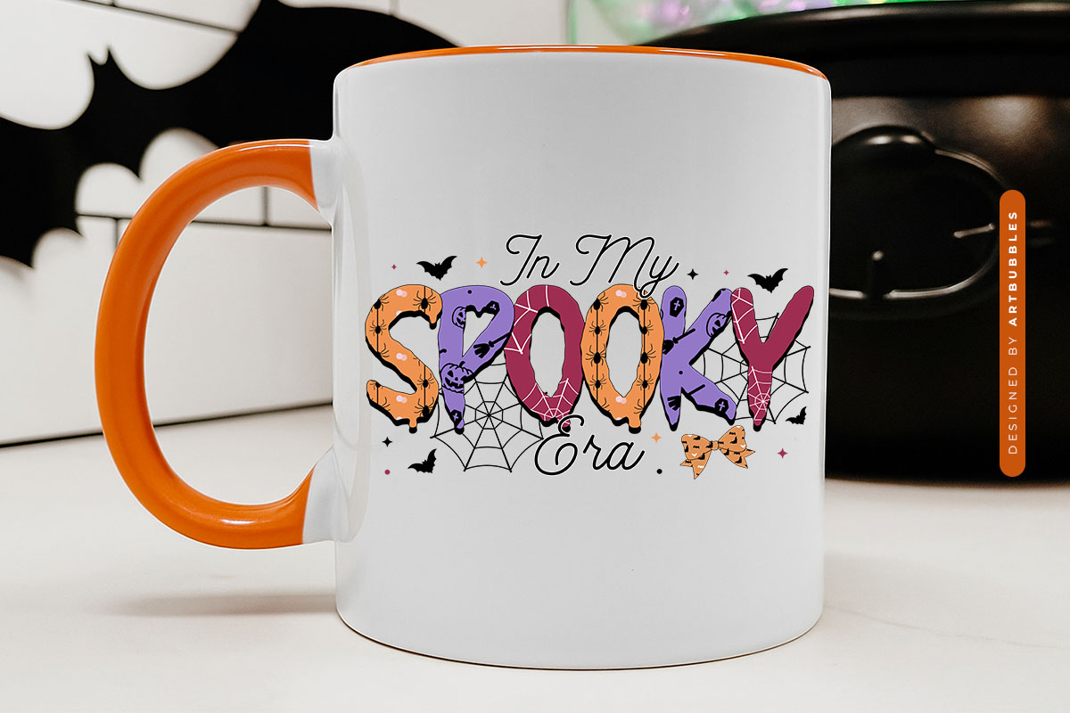 In My Spooky Era - Halloween Sublimation PNG Mug Mockup image.jpg