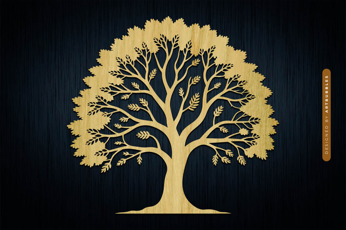 Tree Of Life SVG Bundle - Laser Cut Files Image 4.jpg