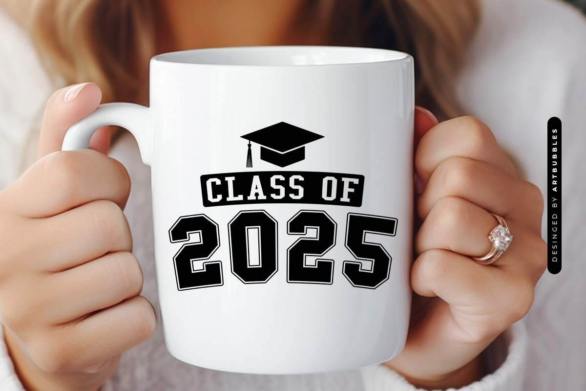 Class of 2025, Graduation SVG Cut File Mug Mockup Image.jpg