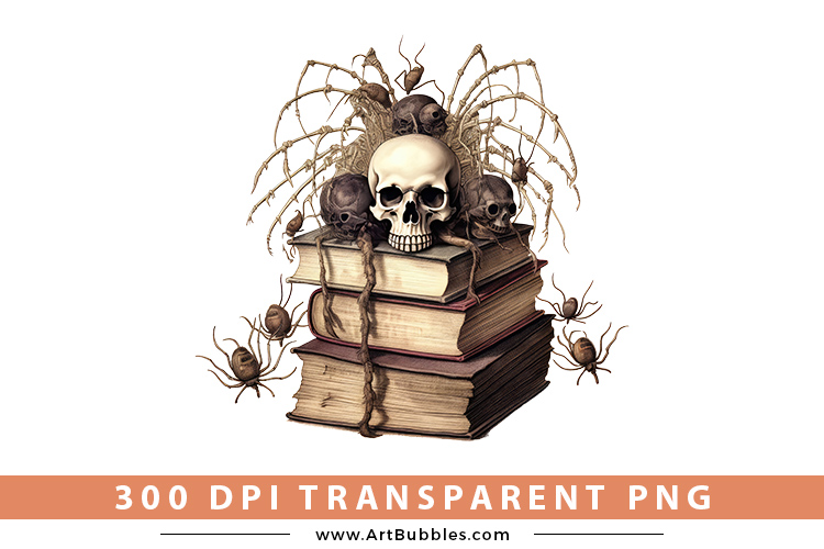 Vintage Halloween Watercolor Clipart