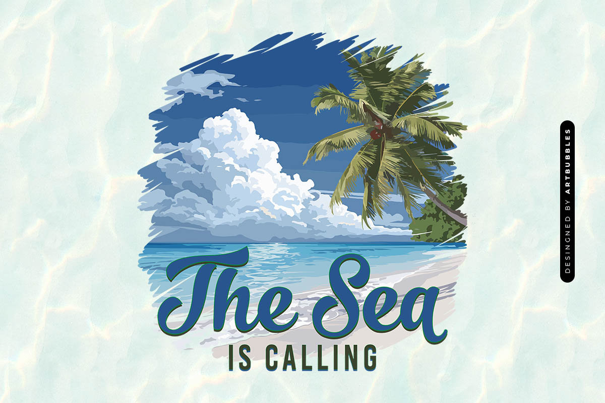 The Sea is Calling - Summer Sublimation Design Image.jpg