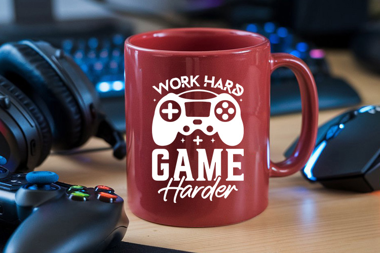 Work Hard Game Harder SVG Vector Mug Mockup image.jpg