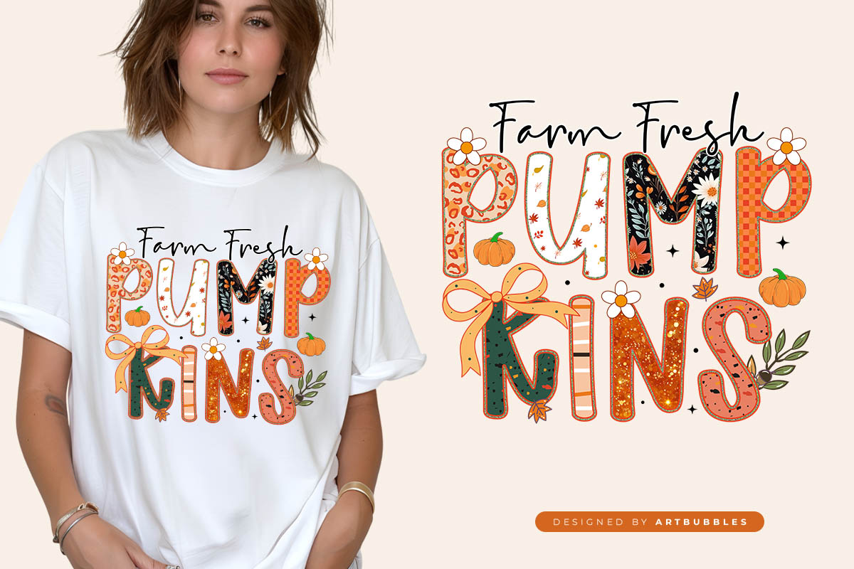 Farm Fresh Pumpkins - Preppy Fall Sublimation