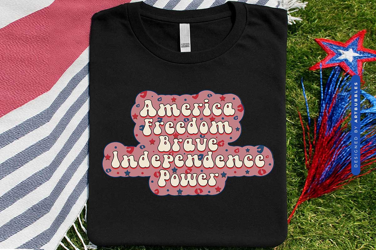 America Freedom Brave Independence Power Sublimation Shirt Mockup Image.jpg