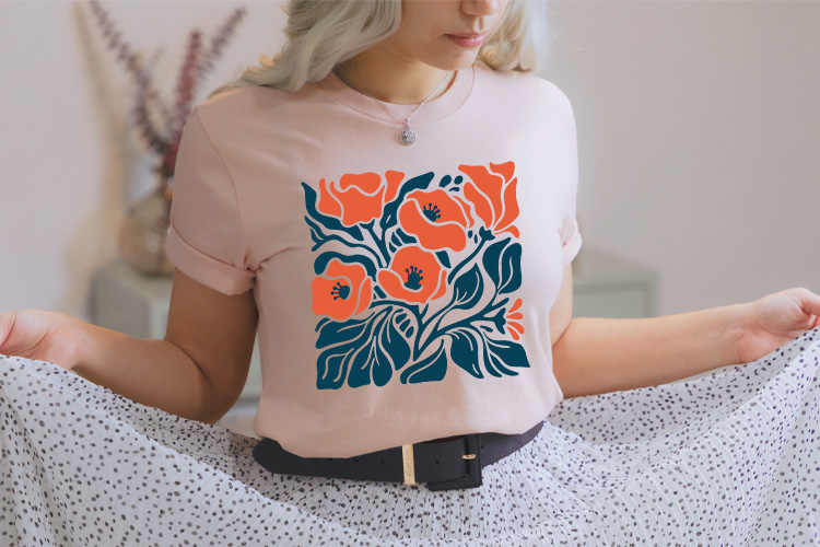 Floral Abstract Tropical Botanical SVG Tshirt Mockup Image.jpg