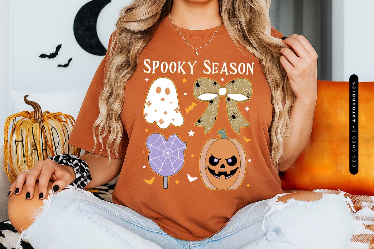 Spooky Season - Halloween Sublimation Design T-shirt Mockup Image.jpg