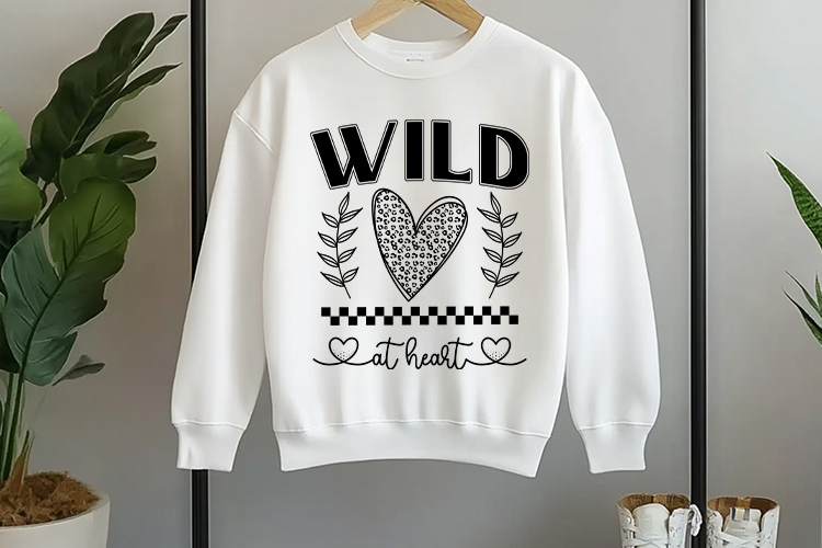 Wild at Heart - Wildflower Quote SVG File Tshirt Mockup Image.jpg