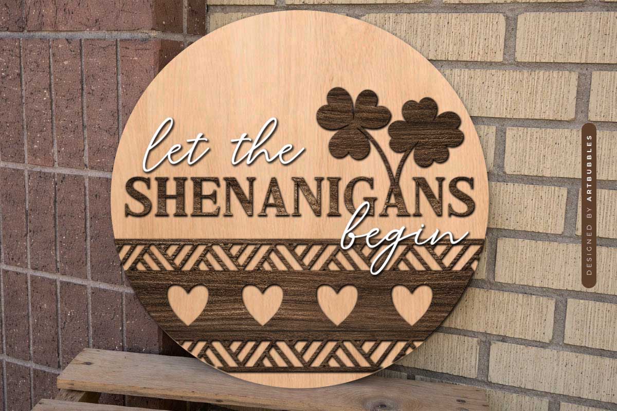 Round St Patrick's Day Door Hanger SVG Image 2.jpg