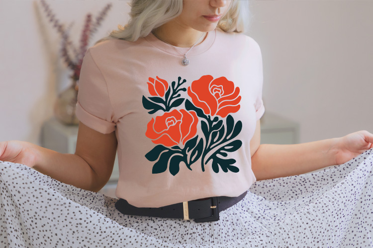 Abstract Rose Flower Art SVG Cut File Tshirt Mockup Image.jpg