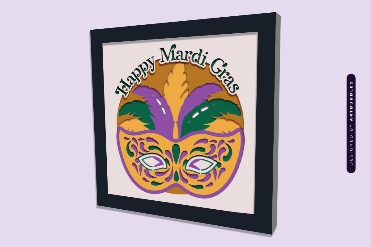 Happy Mardi Gras Shadow Box SVG Image 2.jpg