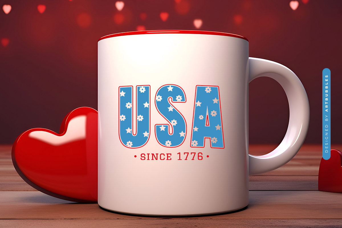 USA Since 1776 - Happy 4th of July SVG Mug Mockup Image.jpg