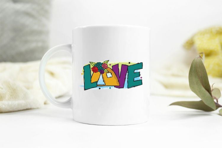 Floral Love Camping PNG Sublimation Print Mug Mockup Image.jpg