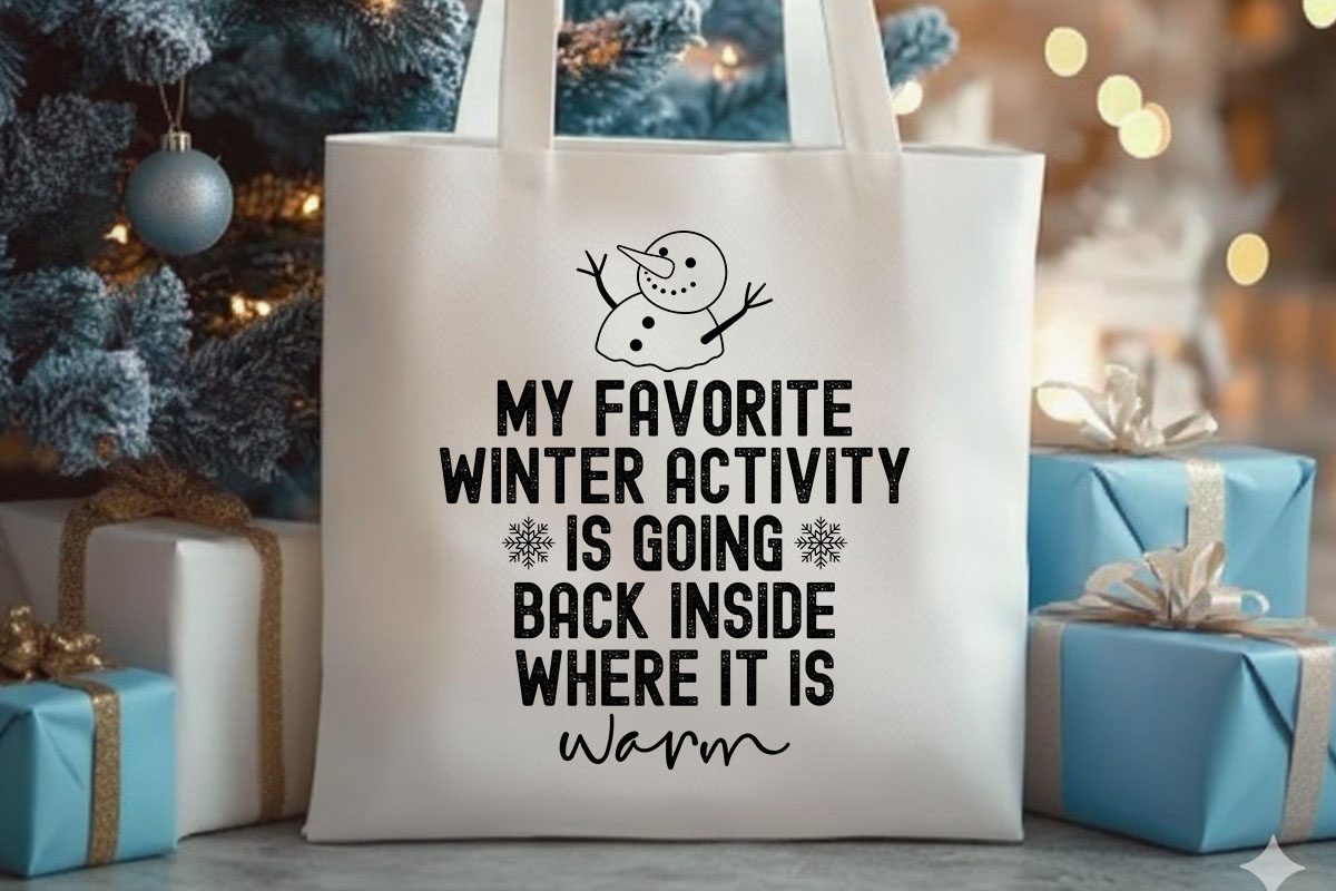 My Favorite Winer Activity is Going Back SVG File Tote Bag Mockup image.jpg