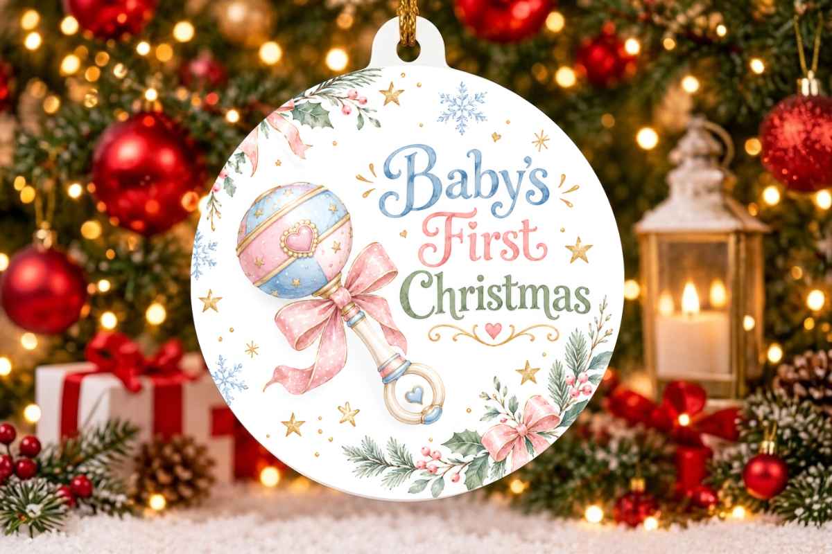 Baby's First Christmas Ornament PNG Bundle Image 6.jpg