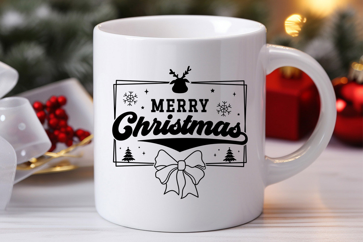 Coquette Merry Christmas SVG Vector Mug Mockup image.jpg