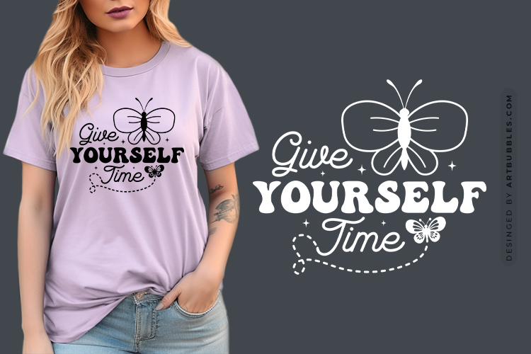 Give Yourself Time - Butterfly SVG Free Image.jpg