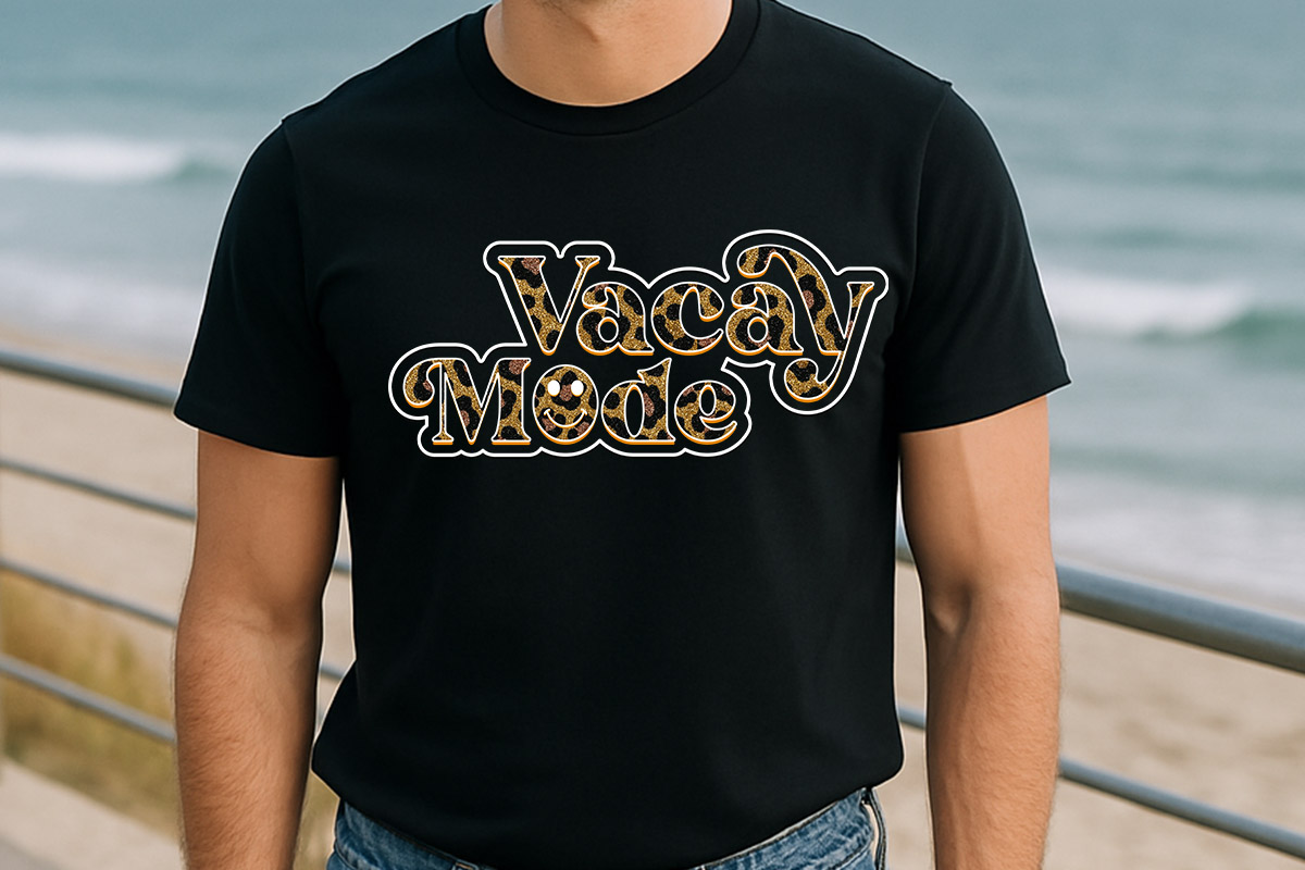 Vacay Mode - Summer Sublimation Transfer Tshirt Mockup Image.jpg