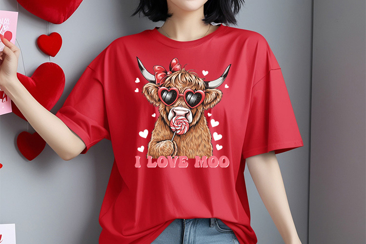 I Love Moo - Funny Coquette Valentine's Day Sublimation Shirt Mockup Image.jpg