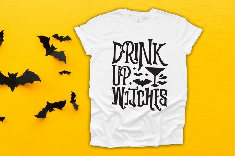 Drink Up Witches - Halloween SVG File Tshirt Mockup Image.jpg