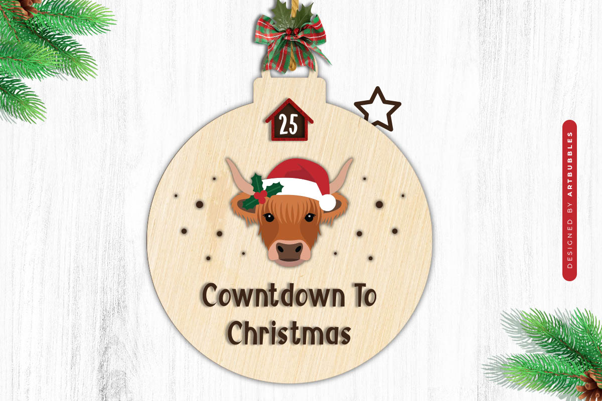 Highland Cow Christmas Countdown SVG Image 2.jpg