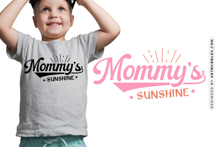 Mommy's Sunshine - Cute Baby SVG Cut File Image.jpg