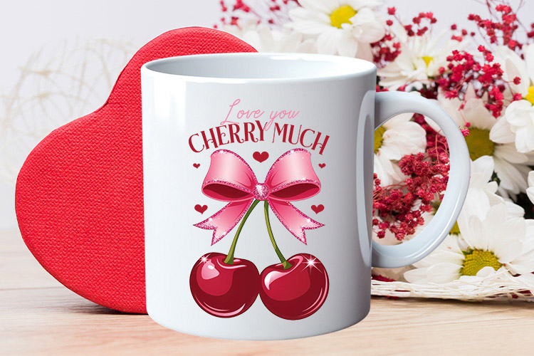 Love You Cherry Much - Valentines Day Coquette Sublimation Mug Mockup Image.jpg