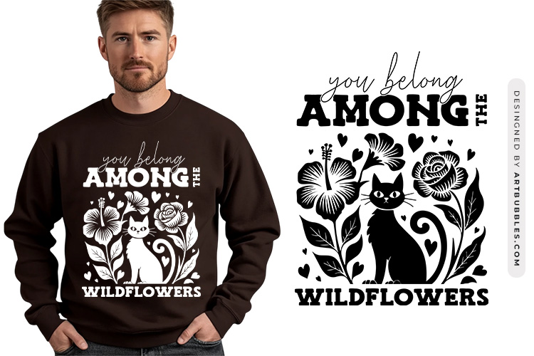 You Belong Among the Wildflowers SVG File Image.jpg
