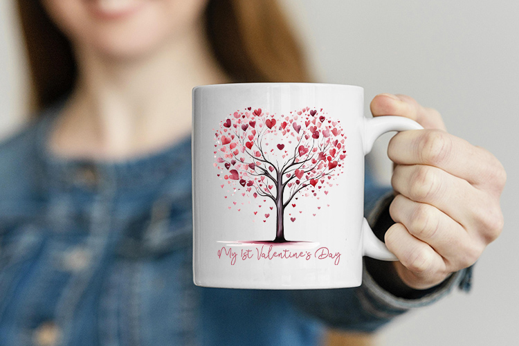 My 1st Valentine's Day PNG Sublimation T Shirt preview 02.jpg