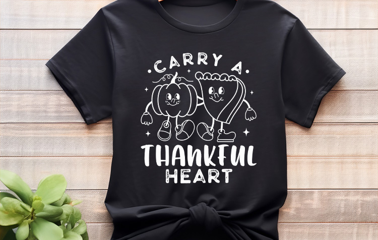 Carry a Thankful Heart - Free Thanksgiving SVG T Shirt Mockup Image.jpg
